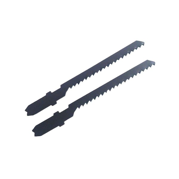 BLU-MOL 3-1/8 in. 10 Teeth per in. Wood Cutting Carbon Jig Saw Blade (2-Pack)