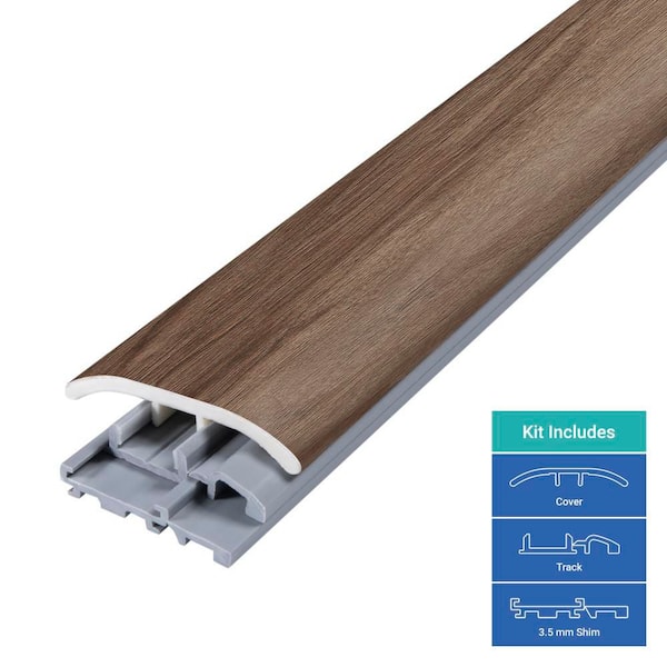 Lipian 0.31 in. T x 2 in. W x 78.7 in. L Vinyl 4-in-1 Molding