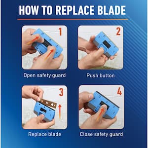 4 in. Window Scraper with Steel Blades