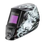 Solar Power Auto Darkening Welding Helmet with Large Viewing Size 3.78 in. x 2.5 in. Great for MMA, MIG, TIG