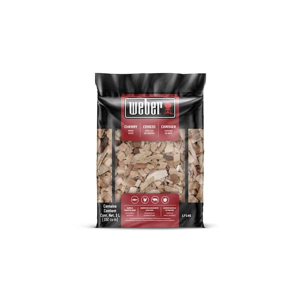 Weber Cherry Wood Chips 17140 - The Home Depot