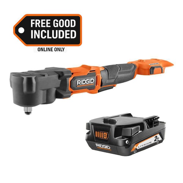 18V SubCompact Brushless 1/2 in. Right Angle Impact Wrench with FREE 2.0 Ah Battery