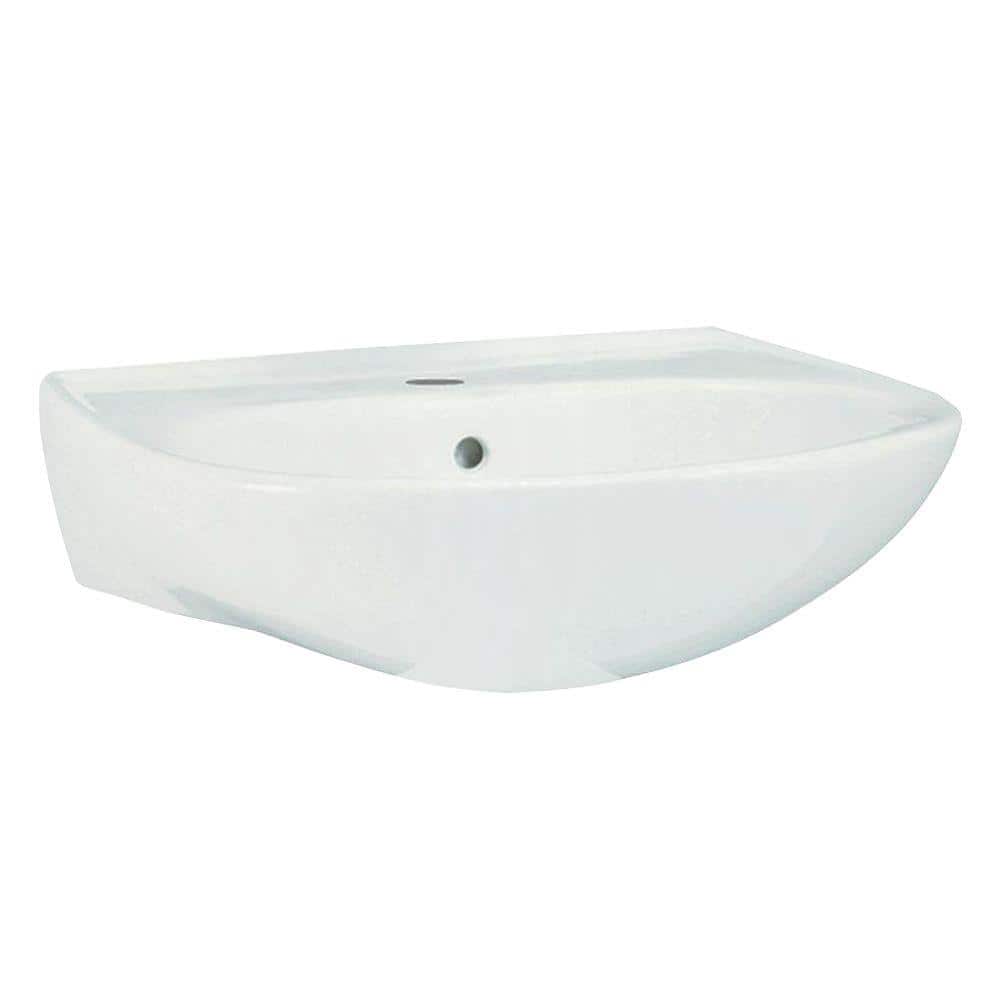 Sterling Sacramento 9.25 in. Pedestal Sink Basin in White 4461210