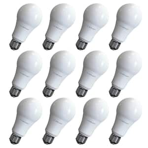 75-Watt Equivalent A19 Non-Dimmable General Purpose E26 Medium Base LED Light Bulb, Soft White 2700K (12-Pack)