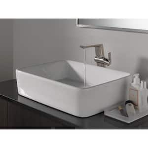 Pivotal Single Handle Vessel Sink Faucet in Stainless Steel
