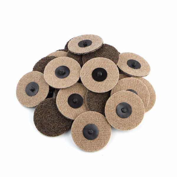 Stark 3 in. Coar Grit Roloc Cleaning Roll Lock Sanding Disc (25Piece