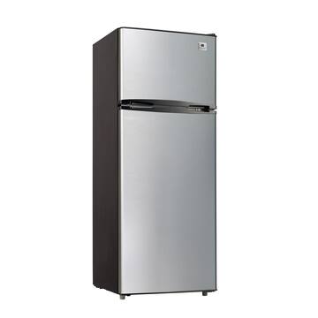 7.5 cu. ft. Refrigerator with Top Freezer in Stainless Look
