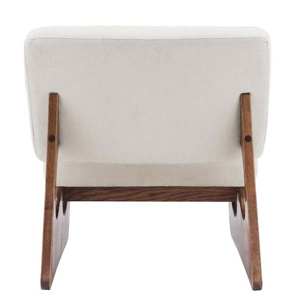 Noble House Brayden Medium Beige Fabric Tufted Club Chair 15883