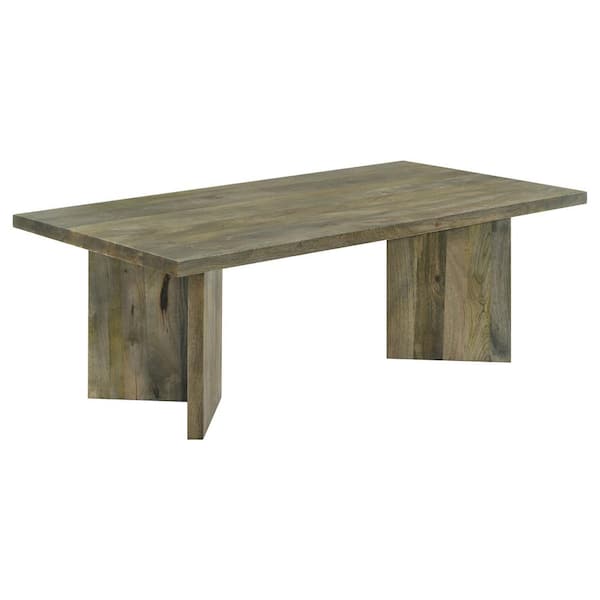 Coaster Andando 50 in. Mango Brown Rectangle Solid Wood Coffee Table