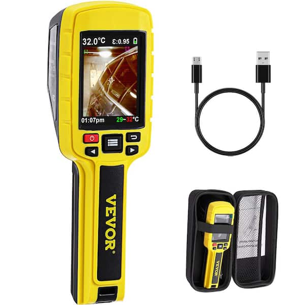 VEVOR Thermal Imaging Camera 60x60 (3600 Pixels) IR Infrared Camera Automatic Detect with Display Screen for HVAC Electrical