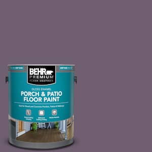 1 gal. #S100-6 Blackberry Jam Gloss Enamel Interior/Exterior Porch and Patio Floor Paint
