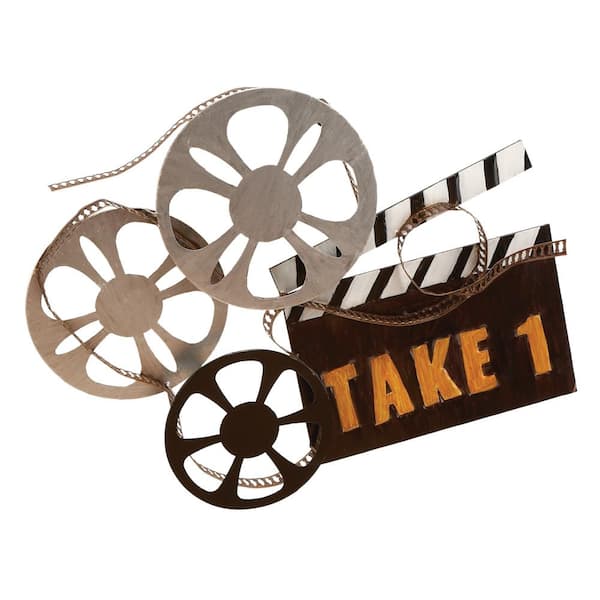 Buy Metal Movie Reel Wall Art Abstract Antique Movie Theater Decor