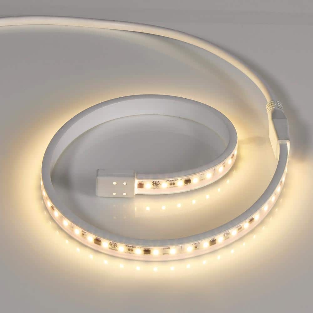 Maxxima 24" White PVC LED Under Cabinet Strip Light