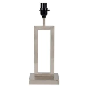 Mix and Match 16 in. Brushed Nickel Medium Lamp Base