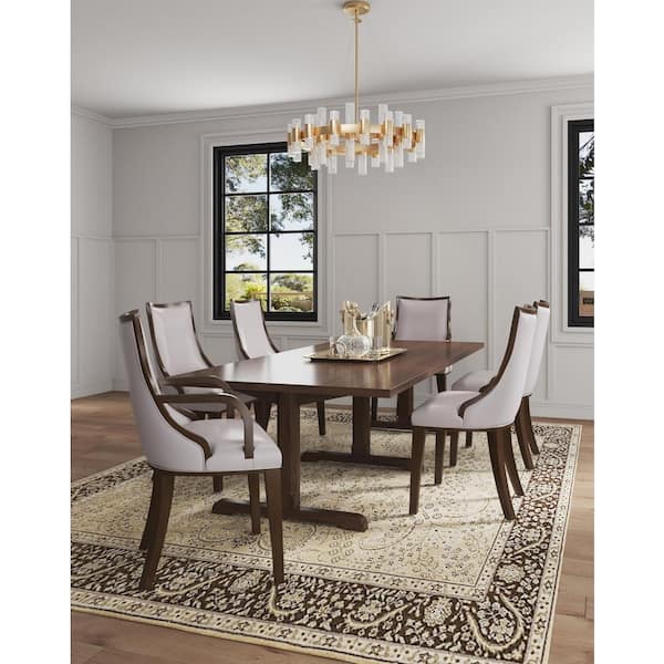 Comfortable dining room chairs best sale with arms