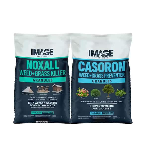 10 lb Noxall Patio, Driveway, Walkway Vegetation Killer and 8 lb Casoron Garden, Landscape Vegetation Killer Granules