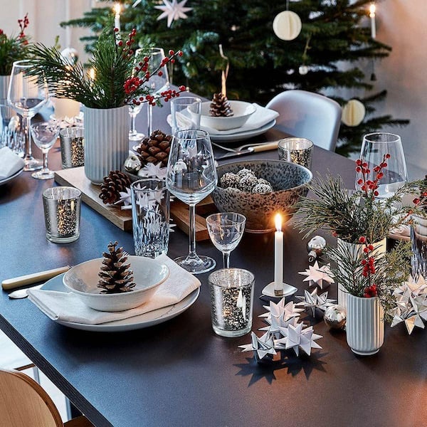 Silver Glass Votive Candle Holders 36-Pack Z085RGBDSK - The Home Depot