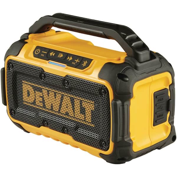 Mentor hensigt Livlig DEWALT 20V MAX Cordless Bluetooth Speaker (Tool Only) DCR010 - The Home  Depot