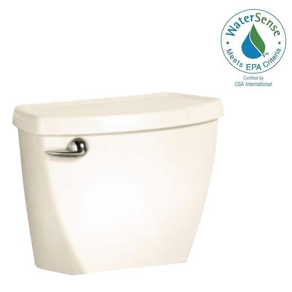 American Standard Cadet 3 FloWise 1.28 GPF Single Flush Elongated Toilet Tank Only in Linen with 10 in. Rough