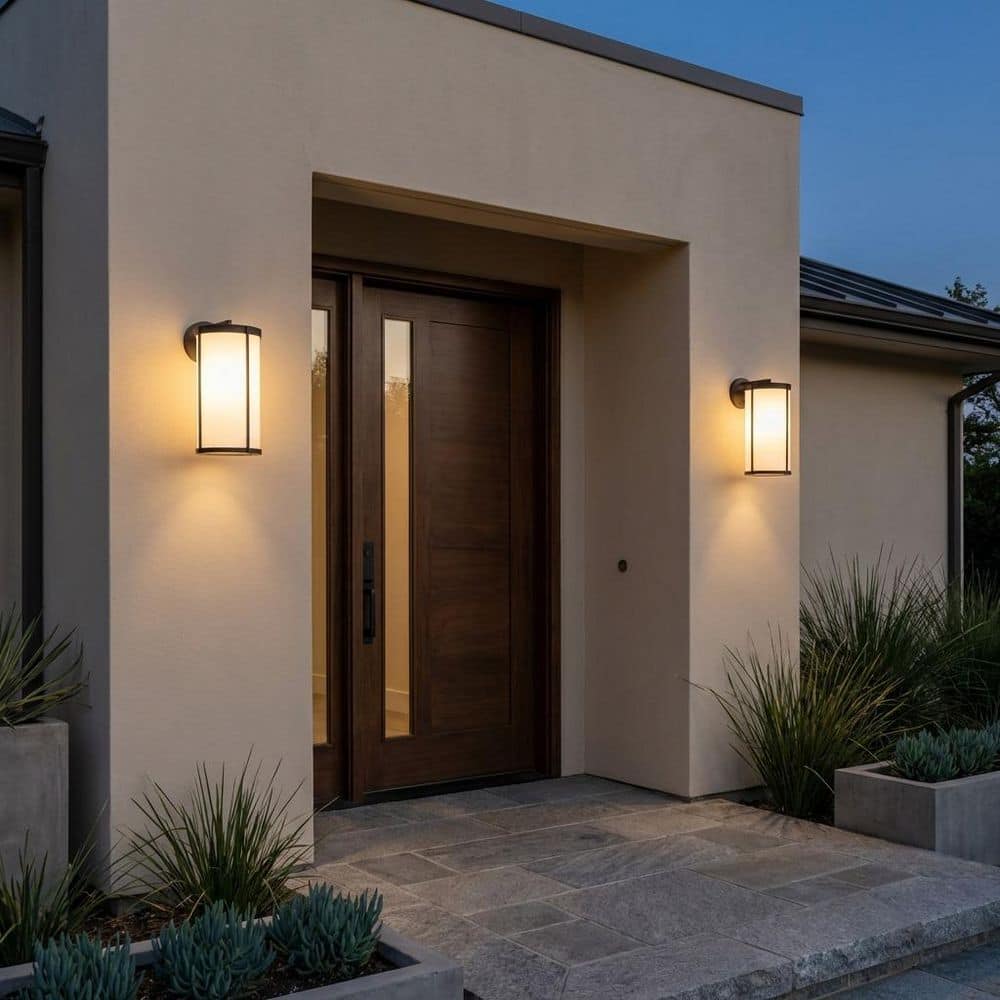 Luning 9.88 in. W 1-Light Antique Bronze Hardwired Extra Large Outdoor Wall Lantern Sconce, Bulb Included price history on PriceWatchPro