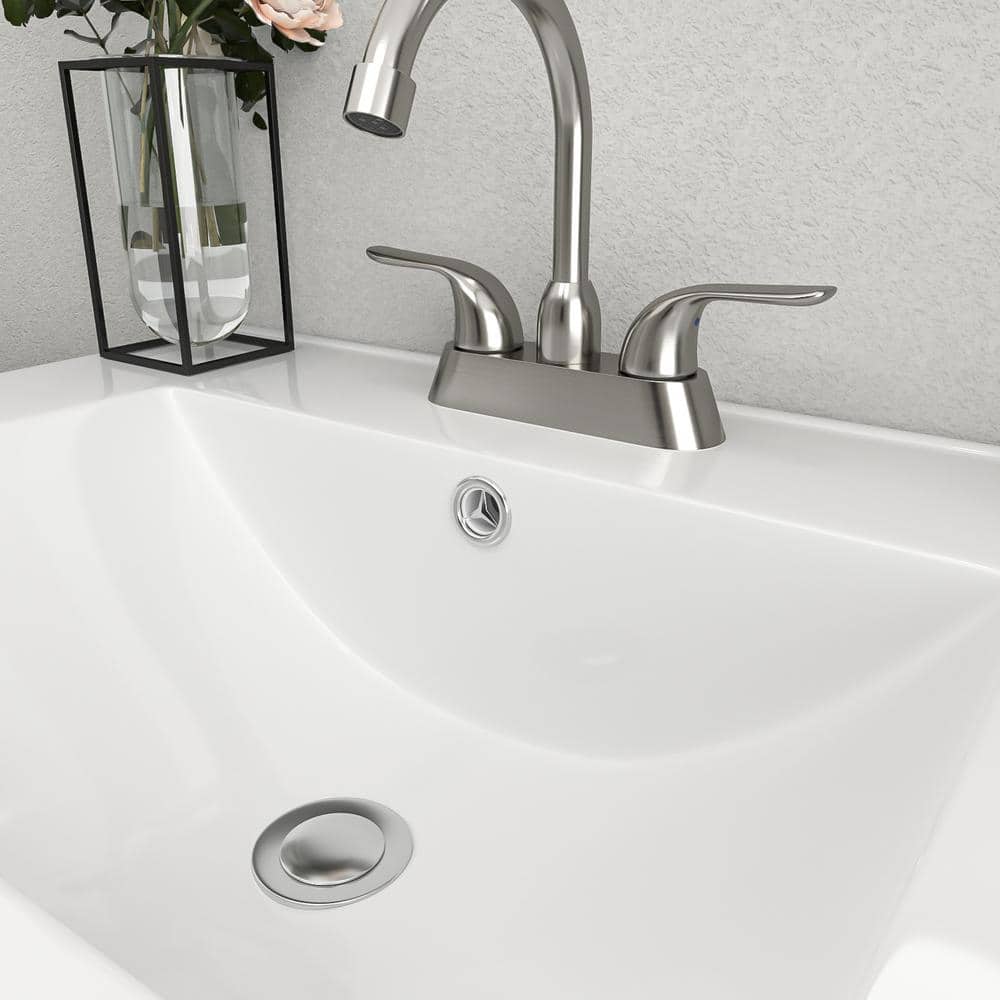 White Ceramic Rectangular Single Sink Vanity Top with 3 Faucet Holes