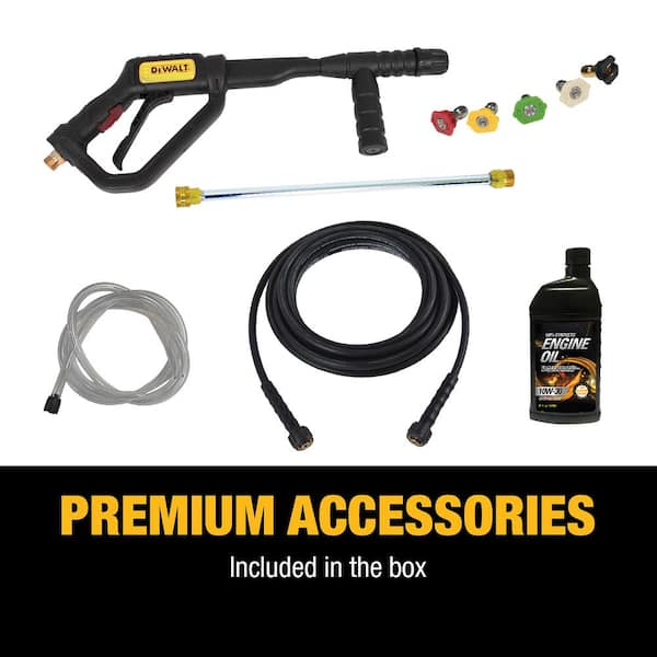 DEWALT - 3600 PSI 2.5 GPM Cold Water Gas Professional Pressure Washer with HONDA GX200 Engine