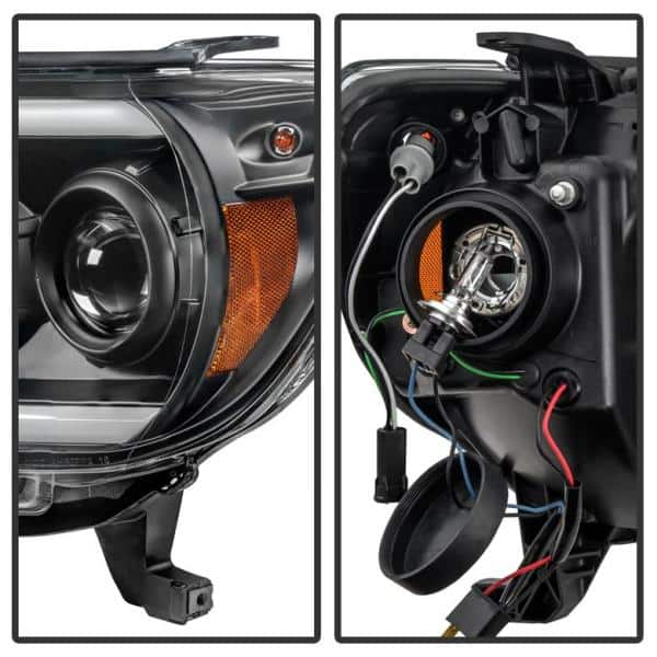 Spyder Auto Toyota Tacoma 12-15 Projector Headlights - Light Bar