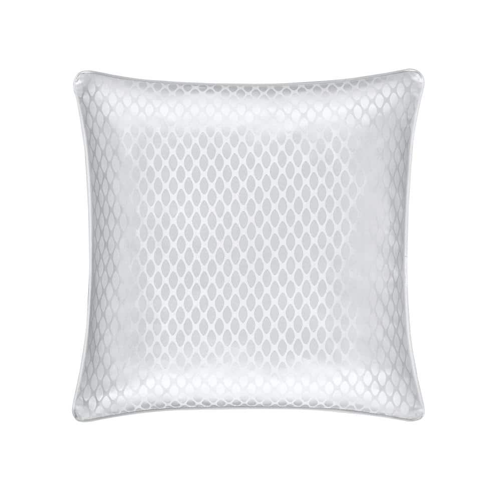 Antonia White Polyester Euro Sham 26 x 26 in.