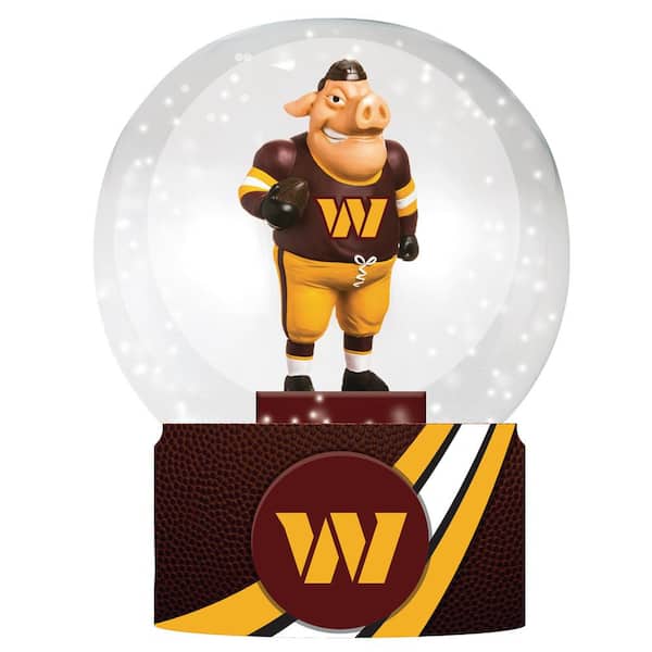 Evergreen Enterprises Washington Commanders 5 in. Multicolor Glass Tabletop Snow Globe