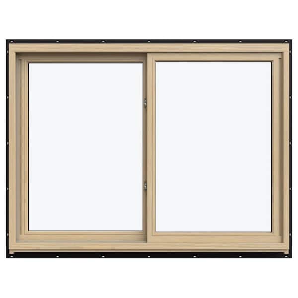 47.3125 in. x 35.5625 in. W-5500 Left-Hand Sliding Wood Clad Window