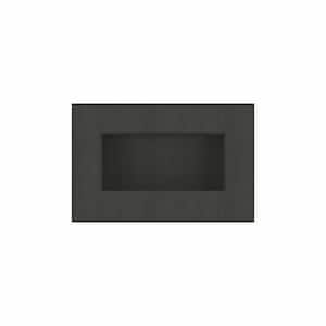 18 in. W x 12 in. D x 12 in. H in Shaker Charcoal Ready to Assemble Wall Kitchen Cabinet with No Glasses