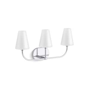 Kernen By Studio McGee Three-Light Polished Chrome Wall Sconce