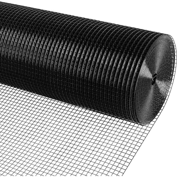 Vinyl Coated Hardware Cloth 1/2 Inch 48in x 100.1ft 19 Gauge Welded Wire Fencing Chicken Wire Mesh Roll