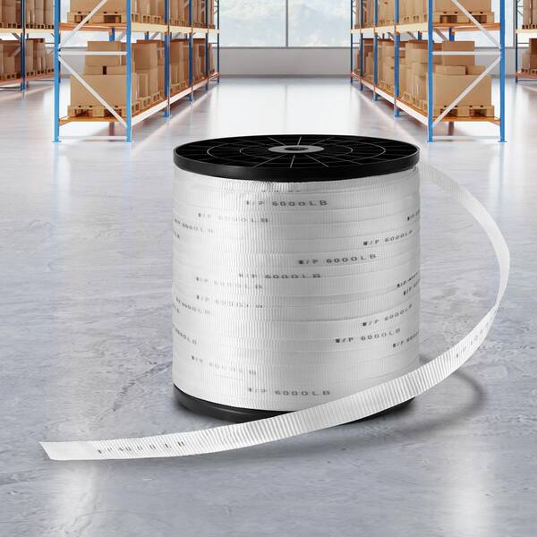 Polyester Pull Tape, 1/2 X 5249' Mule Tape Flat Rope, 1250 Lbf Tensile Capacity Printed Webbing Cable Pulling Tape For Packaging Gardening Commercial Electrical Conduit Work White P 010732038820 Polyester Pull Tape, 1/2 X 5249' Mule Tape Flat Rope, 1250 Lbf Tensile Capacity Printed Webbing Cable Pulling Tape For Packaging Gardening Commercial Electrical Conduit Work White P 010732038820