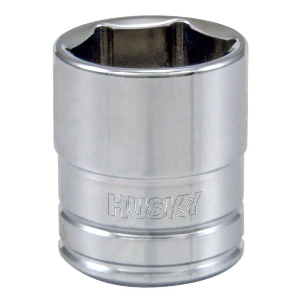 Husky 9/16" Universal Pass Through Ratchet Socket 3/8" Drive Full Polish Chrome Husky 9/16" Universal Pass Through Ratchet Socket 3/8" Drive Full Polish Chrome