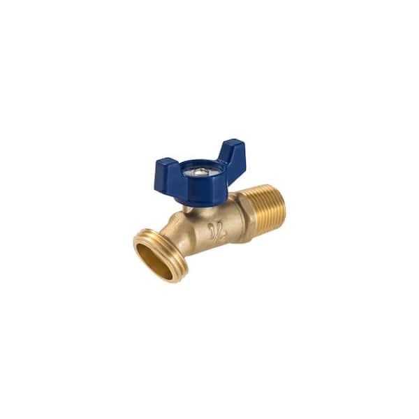 1/2 in. Brass MIP Hose Bibb Valve