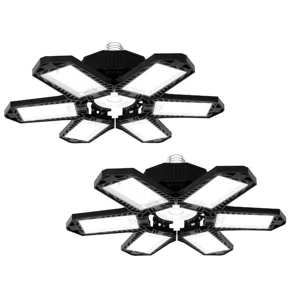 Operfurni 160Watt Garage Light LED Shop Light With 6 Plus 1 Panels(2