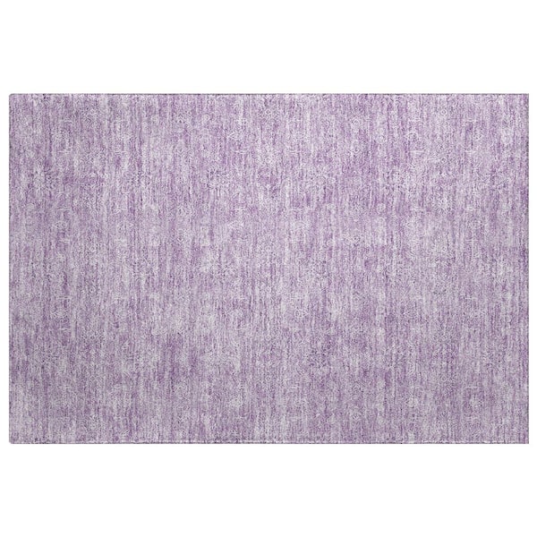 Dream Shag Premium Machine Washable Abstract ADS703 Lavender 2 ft. x 3 ft. Accent Rug