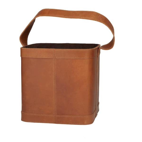 Home Collection Leather Bottle Carrier