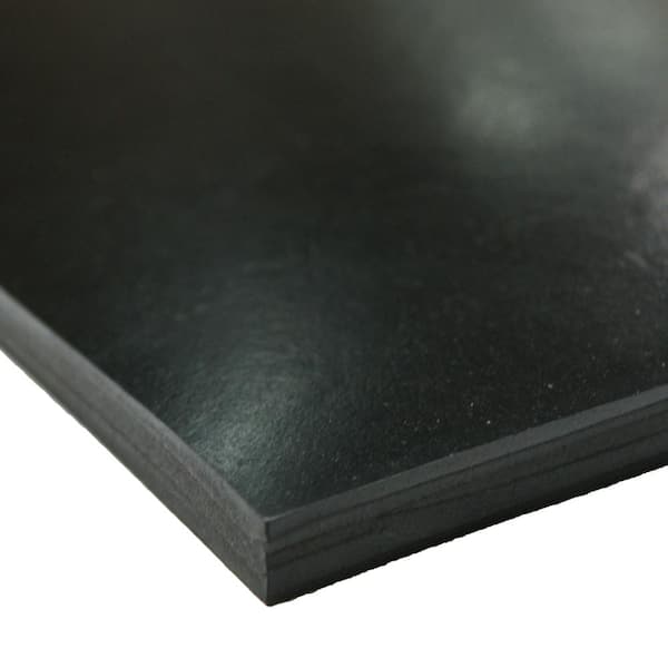 EPDM Rubber Sheet No Adhesive 1/4 Thick x 6 Wide x 12 Long 60A 