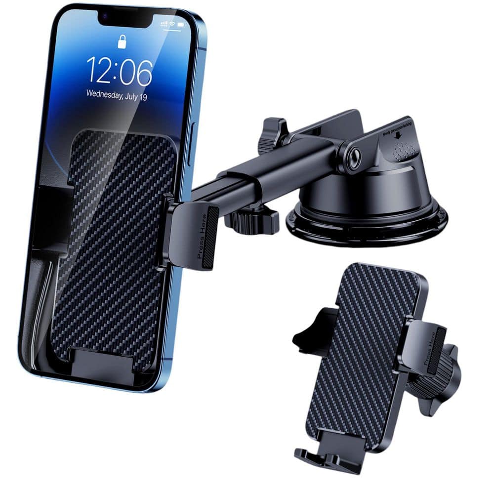 3-in-1 Cell Phone Car Holder-Strong Suction, Adjustable for Dashboard, Windshield, Air Vent price history on PriceWatchPro