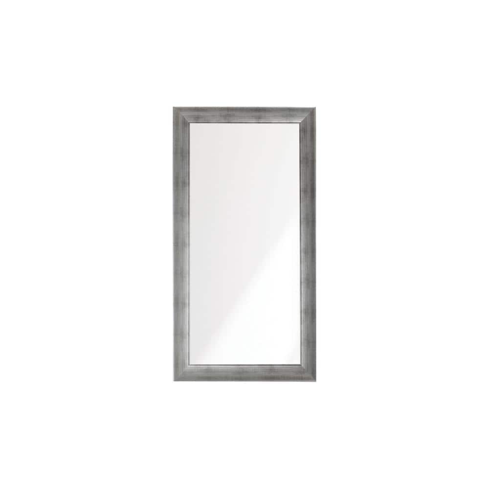 BrandtWorks Swirled Historic Silver Wall Mirror 25.5 in. W x 48.5 in. H