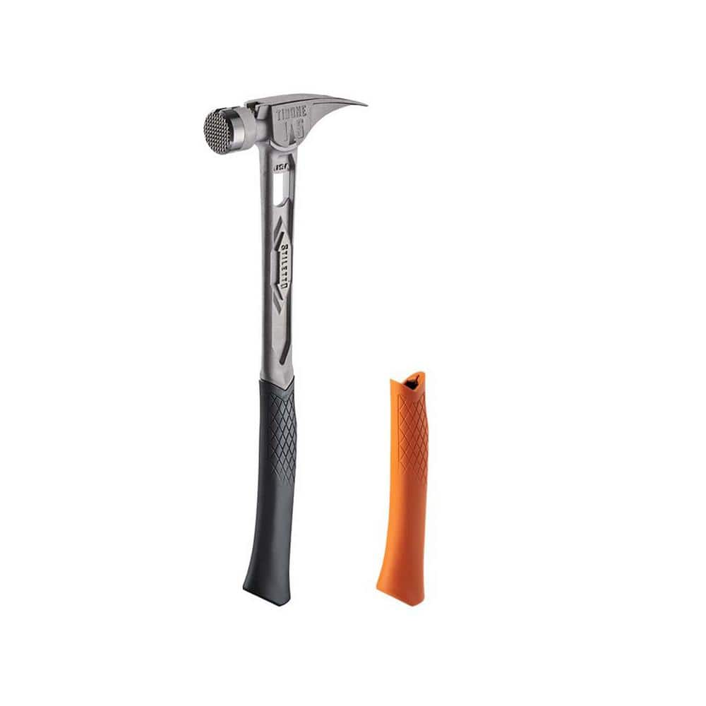 Milwaukee 15 oz. TiBone Milled Face with Curved Handle with Orange Replacement Grip (2-Piece)