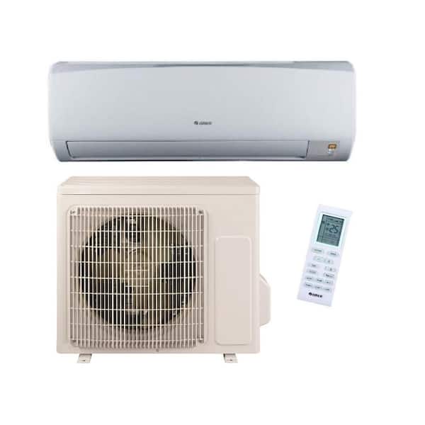GREE High Efficiency 9,000 BTU (3/4 Ton) Ductless (Duct Free) Mini Split Air Conditioner with Inverter Heat and Remote 115V