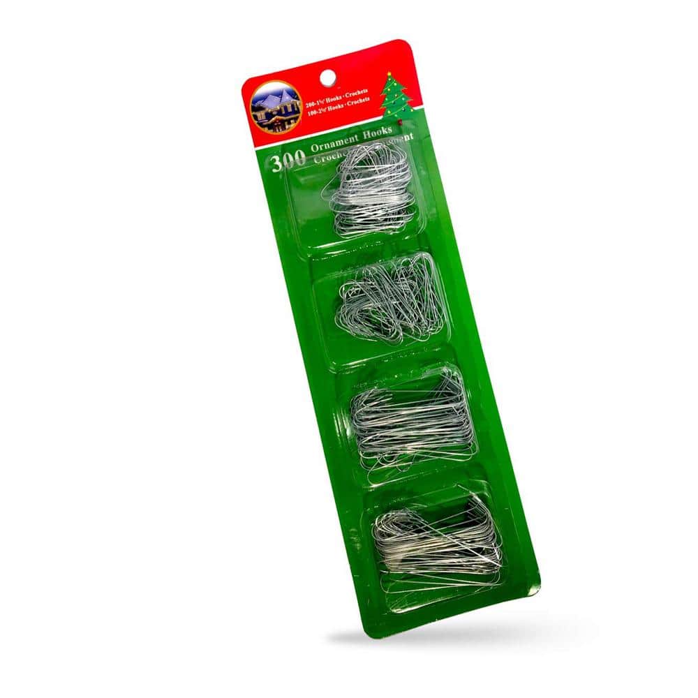  Christmas Mini Ornament Hooks,100 Pieces (Green-200 Pieces) :  Home & Kitchen