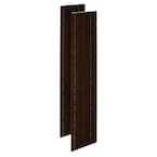 Espresso Wood Vertical Panels (2-Pack)