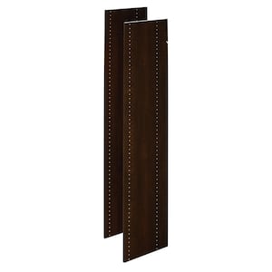 Espresso Wood Vertical Panels (2-Pack)