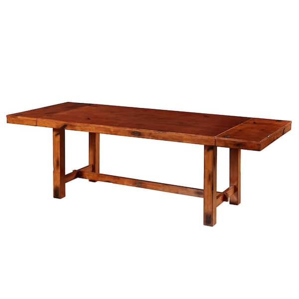 Walker Edison Furniture Company Huntsman Dark Oak Extendable Dining Table