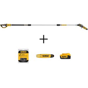 20V MAX 8in. Cordless Battery Powered Pole & Chainsaw Kit with (1) 4Ah Battery, 8in. Bar & Chain (34 Link)