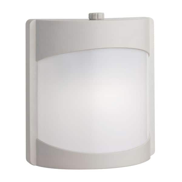 Lithonia Lighting White Outdoor Fluorescent Wall-Mount Contemporary Light